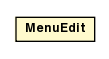 Package class diagram package MenuEdit